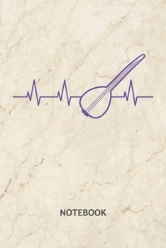 NOTEBOOK: Saz Player Note Book Grid-lined 6x9 - Instruments Journal A5 Gridded - Instrumentalist Planner Turkish Wedding 120 Pages SQUARED - Baglama ... Soft Cover - Concert Band Birthday Present