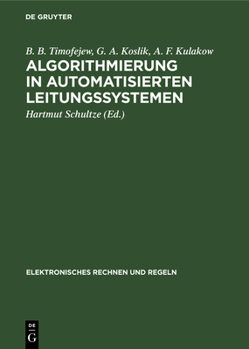 Hardcover Algorithmierung in Automatisierten Leitungssystemen [German] Book