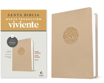 Imitation Leather Biblia Valor Prémium Ntv, Letra Grande Con Filament (Sentipiel, Café Claro) [Spanish] Book