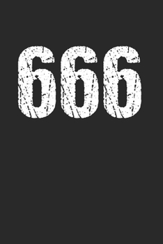 Paperback 666 Halloween - Costume Satan Devil Beast: 120 Pages 6 'x 9' -Dot Graph Paper Journal Manuscript - Planner - Scratchbook - Diary Book