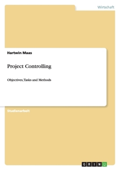 Paperback Project Controlling: Objectives, Tasks and Methods [German] Book