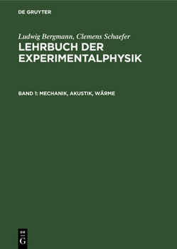Hardcover Mechanik, Akustik, Wärme [German] Book