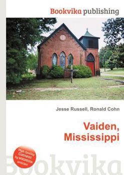 Paperback Vaiden, Mississippi Book