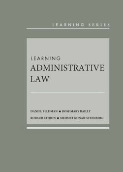 Hardcover Learning Administrative Law (Learning Series) Book