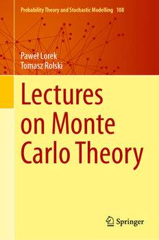 Hardcover Lectures on Monte Carlo Theory Book