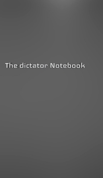 The dictator Creative journal blank notebook