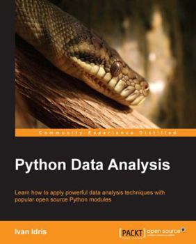 Paperback Python Data Analysis Book