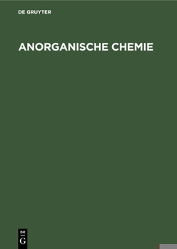 Hardcover Anorganische Chemie [German] Book