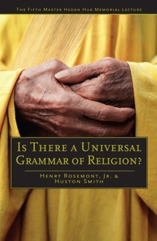 Paperback Is There a Universal Grammar of Religion? Book