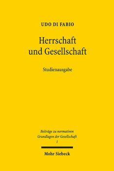 Paperback Herrschaft Und Gesellschaft [German] Book