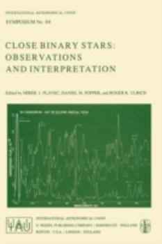 Paperback Close Binary Stars: Observations and Interpretation Book