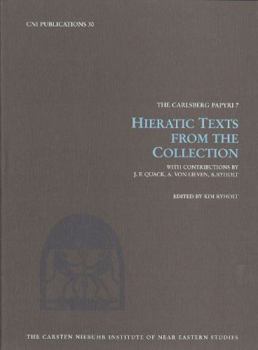 Hardcover Hieratic Texts from the Collection (Carlsberg Papyri 7) Book