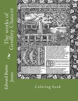The works of Geoffrey Chaucer: Coloring book