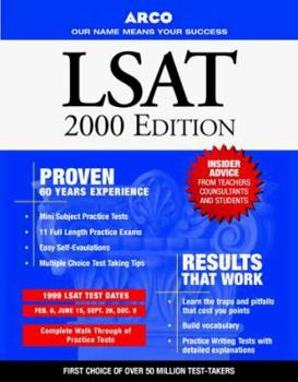 Paperback Arco Master the LSAT Book