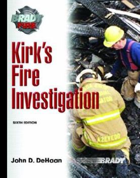 Hardcover Kirk's Fire Investigation Book