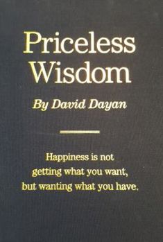 Hardcover Priceless Wisdom Book