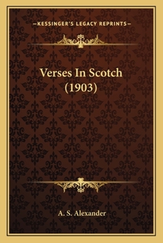 Paperback Verses In Scotch (1903) Book