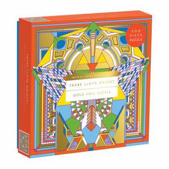Board Game Frank Lloyd Wright Imperial Hotel Peacock Rug 500 Piece Foil Puzzle Book