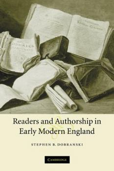 Paperback Readers and Authorship in Early Modern England Book