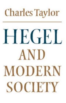 Paperback Hegel and Modern Society Book