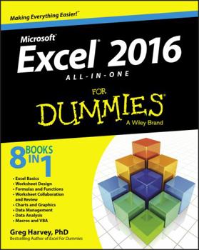 Paperback Excel 2016 All-In-One for Dummies Book