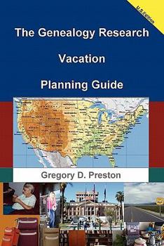 Paperback The Genealogy Research Vacation Planning Guide Book