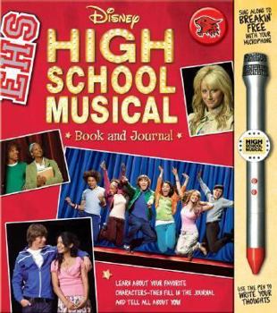 Hardcover Disney High School Musical Book and Journal [With Microphone Pen] Book