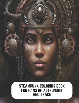 Paperback Steampunk Coloring Book for Fans of Astronomy and Space: Retro Futurism and Industrial Art Book