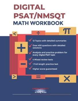 Paperback New PSAT Math Workbook Book