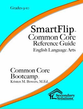 Spiral-bound SmartFlip Common Core Reference Guide ELA, Grade 9/10 - Question Stems for Teaching Using the Common Core Book