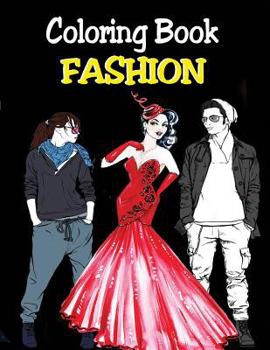 Paperback Coloring Book - Fashion Book