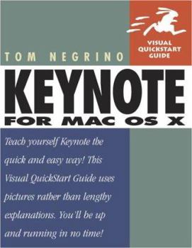 Paperback Keynote for Mac OS X: Visual QuickStart Guide Book