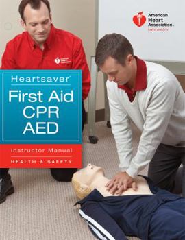 Paperback Heartsaver First Aid CPR AED Instructor Manual Book