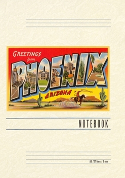 Paperback Vintage Lined Notebook Greetings from Phoenix Book