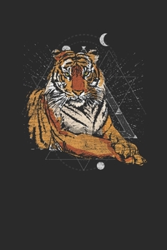 Tiger Drawing: Tigers Notebook, Dotted Bullet (6" x 9" - 120 pages) ~ Animal Themed Notebook for Daily Journal, Diary, and Gift