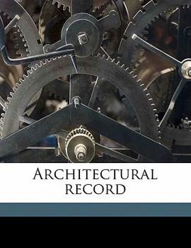 Paperback Architectural recor, Volume 46 Book