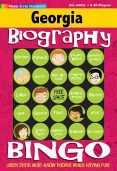Hardcover Georgia Biography Bingo Book