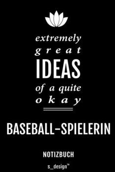 Notizbuch für Baseball-Spieler / Baseball-Spielerin: Originelle Geschenk-Idee [120 Seiten liniertes blanko Papier] (German Edition)
