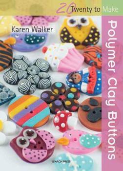 Paperback Polymer Clay Buttons Book