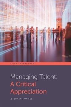 Hardcover Managing Talent: A Critical Appreciation Book