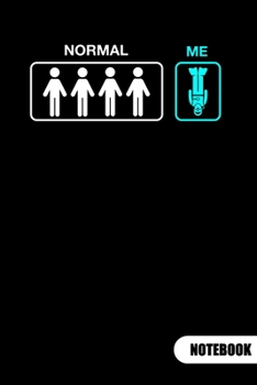 Paperback Notebook: Scuba Diver Notebook and Journal, ruled 6x9. Book