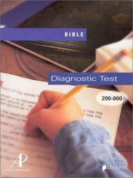 Paperback Lifepac Diagnostic Test Grd 2-8 Complete: Sd001 Book