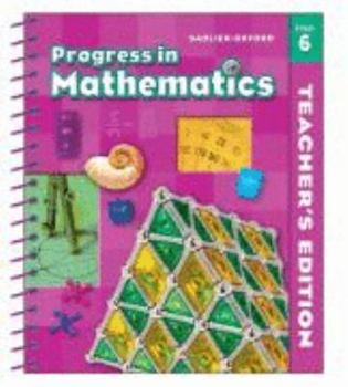 Paperback Progress in Mathematics, Grade 6, Teachers's Edition Book