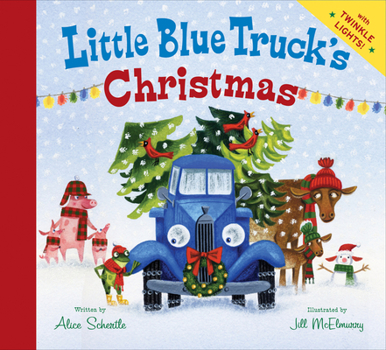 Board book Little Blue Truck's Christmas: A Christmas Holiday Book for Kids Book