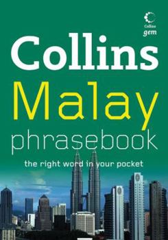 Paperback Collins Malay Phrasebook: The Right Word in Your Pocket (Collins Gem) (English and Malayalam Edition) Book