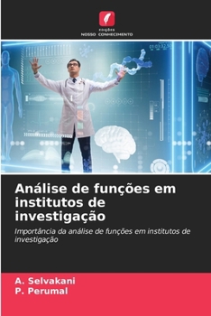 Paperback Análise de funções em institutos de investigação [Portuguese] Book