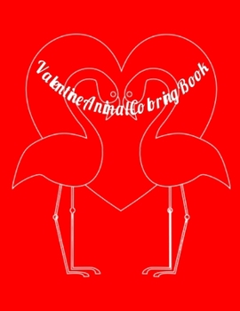 Paperback Valentine Animal Coloring Book