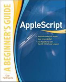 Paperback Applescript: A Beginner's Guide Book