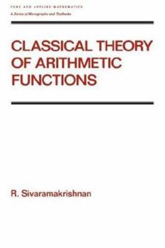 Hardcover Classical Theory of Arithmetic Functions Book