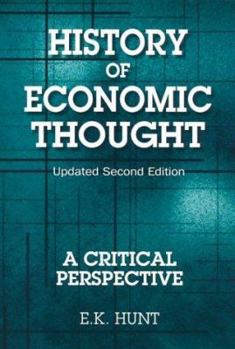 Paperback History of Economic Thought: A Critical Prespectve Book